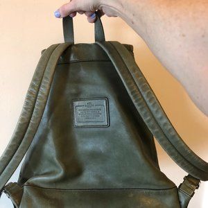 Quality leather COACH backpack